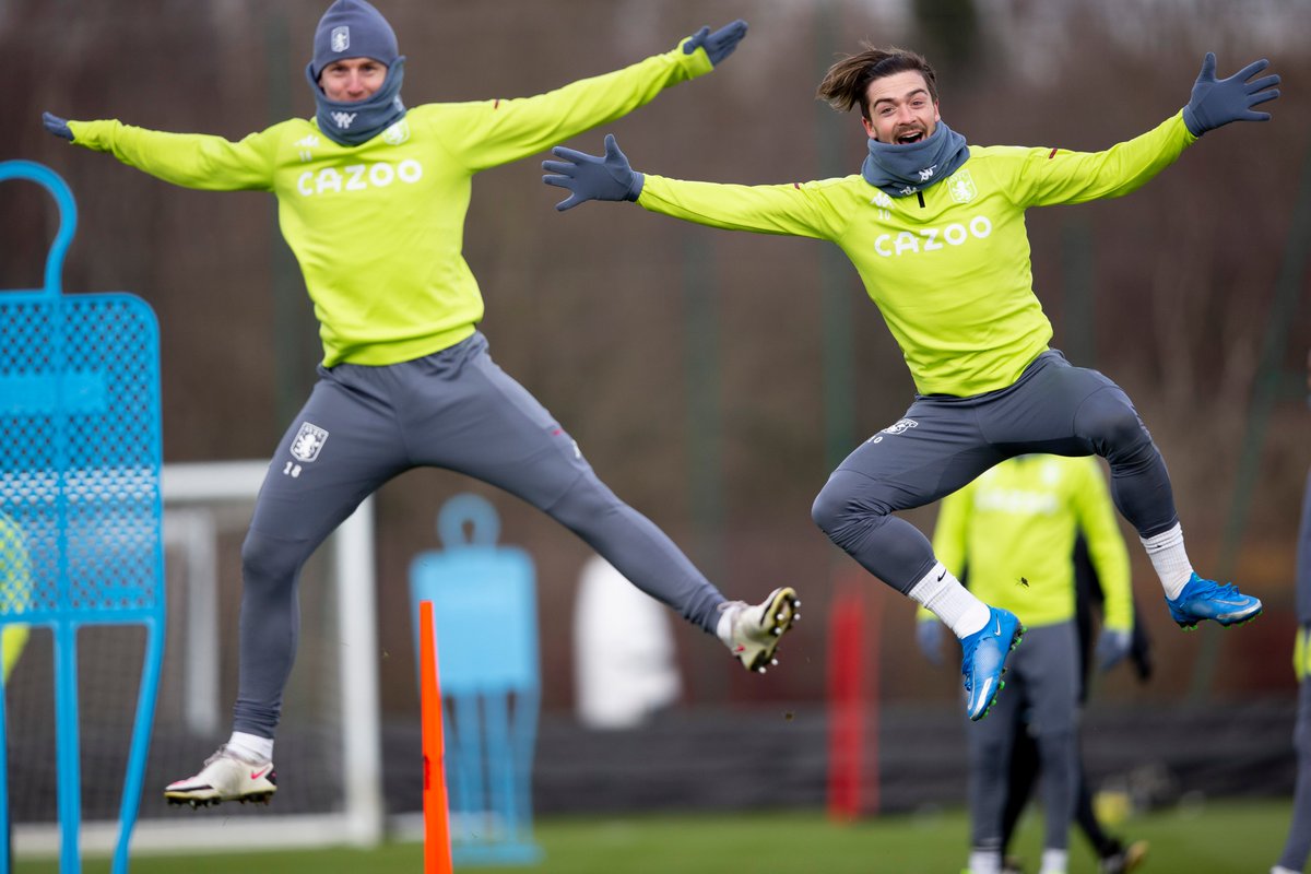 AstonVilla's tweet photo. These two. 😂 https://t.co/fsNP58sOgK