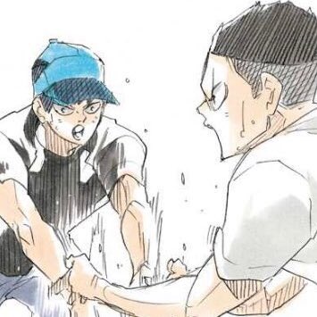 kindaichi went from getting amazed over kageyama doing a high five with his teammates to getting one from him himself :( 
