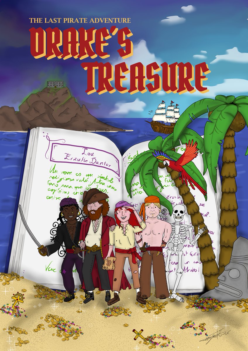 OneThreeThreeG's tweet photo. 🏴‍☠️ THE LAST PIRATE ADVENTURE: DRAKE'S TREASURE

🔥RELEASE DAY! A NEW #pointandclick #adventuregame. ALL ABOARD!

+ More than 70 characters to know
+ More than 80 items to interact with
+ More than 100 puzzles to solve

🦜Steam: https://t.co/UOpI65LVTL

#indiedev #indiegame #steam https://t.co/hEfzDmurLk