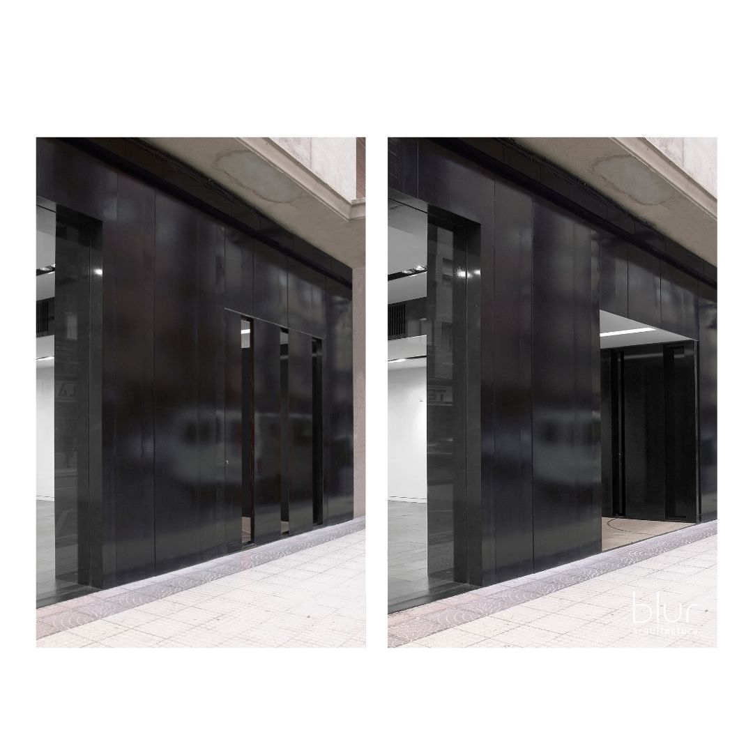 blurarquitect's tweet photo. Proyecto Cocina Miele, Logroño. 

Para la #fachada de este #proyecto apostamos por la utilización del #hierro como #material base, ya que éste se dobla para introducirse en el #interior del #local dando forma a los armarios-archivadores, #lavabo y #almacén. https://t.co/RwDBVZBPNM