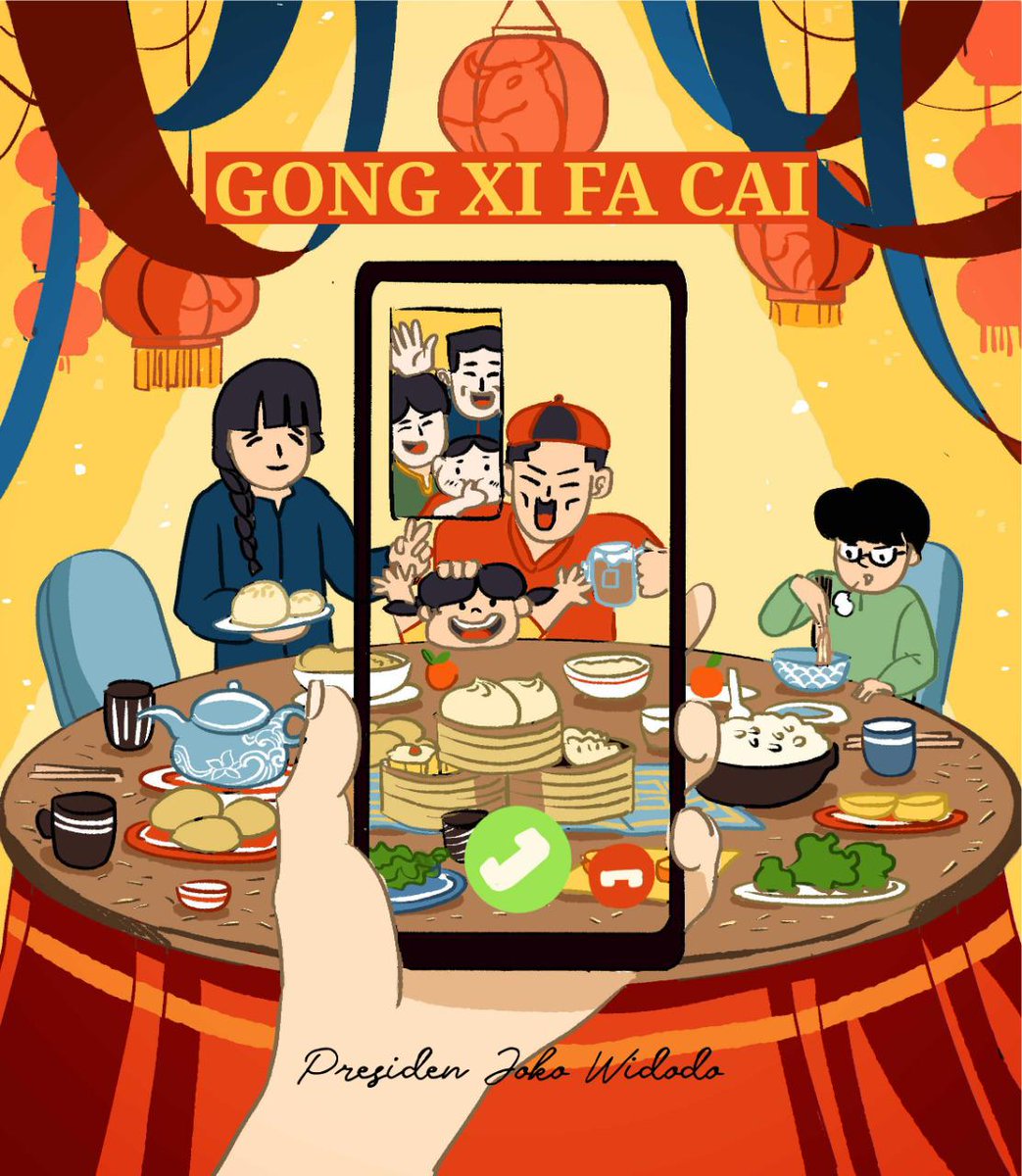 Hari raya Imlek ini kita tak leluasa untuk merayakannya dengan sukacita bersama-sama. Tapi semua itu tak mengurangi rasa syukur atas limpahan kedamaian dan cinta kasih dalam keluarga.

Semoga kita semua tetap dalam semangat persaudaraan serta dijauhkan dari penyakit dan bencana.