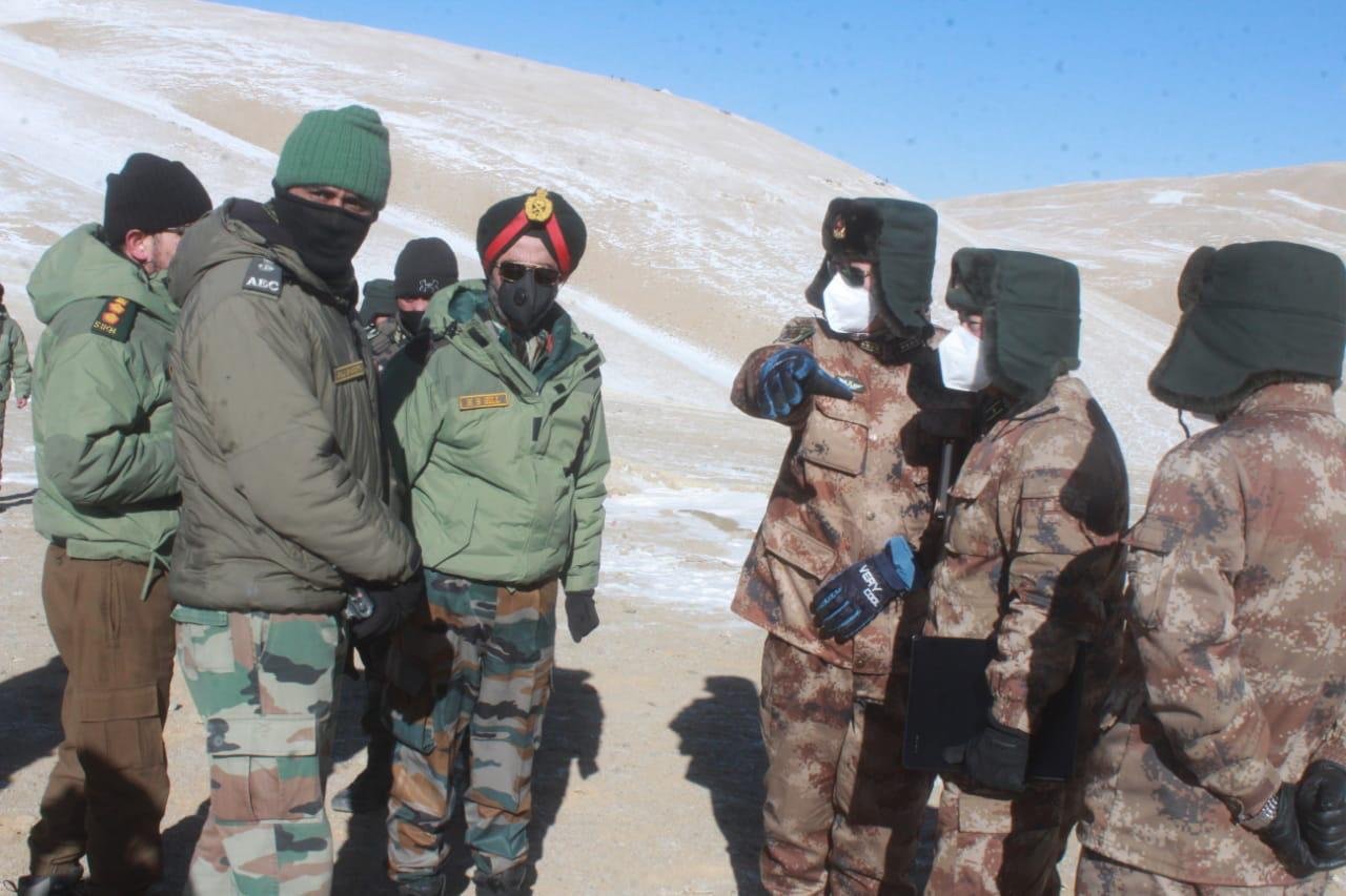 Indian and Chinese troops disengaged