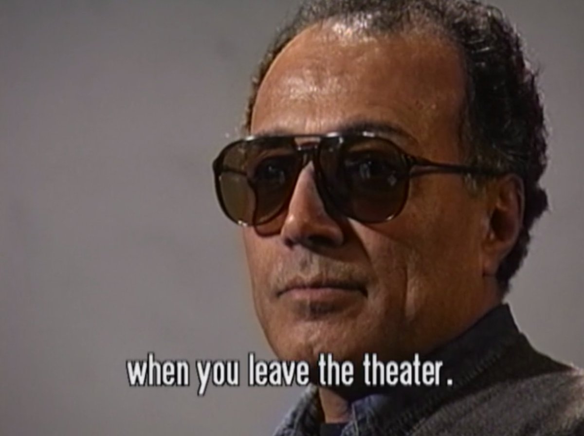 Which favorite films have allowed you a nice nap?

📺 Abbas Kiarostami in 1997, recorded for Dr. Jamsheed Akrami's documentary on Iranian cinema, FRIENDLY PERSUASION (2000) criterionchannel.com/videos/abbas-k…