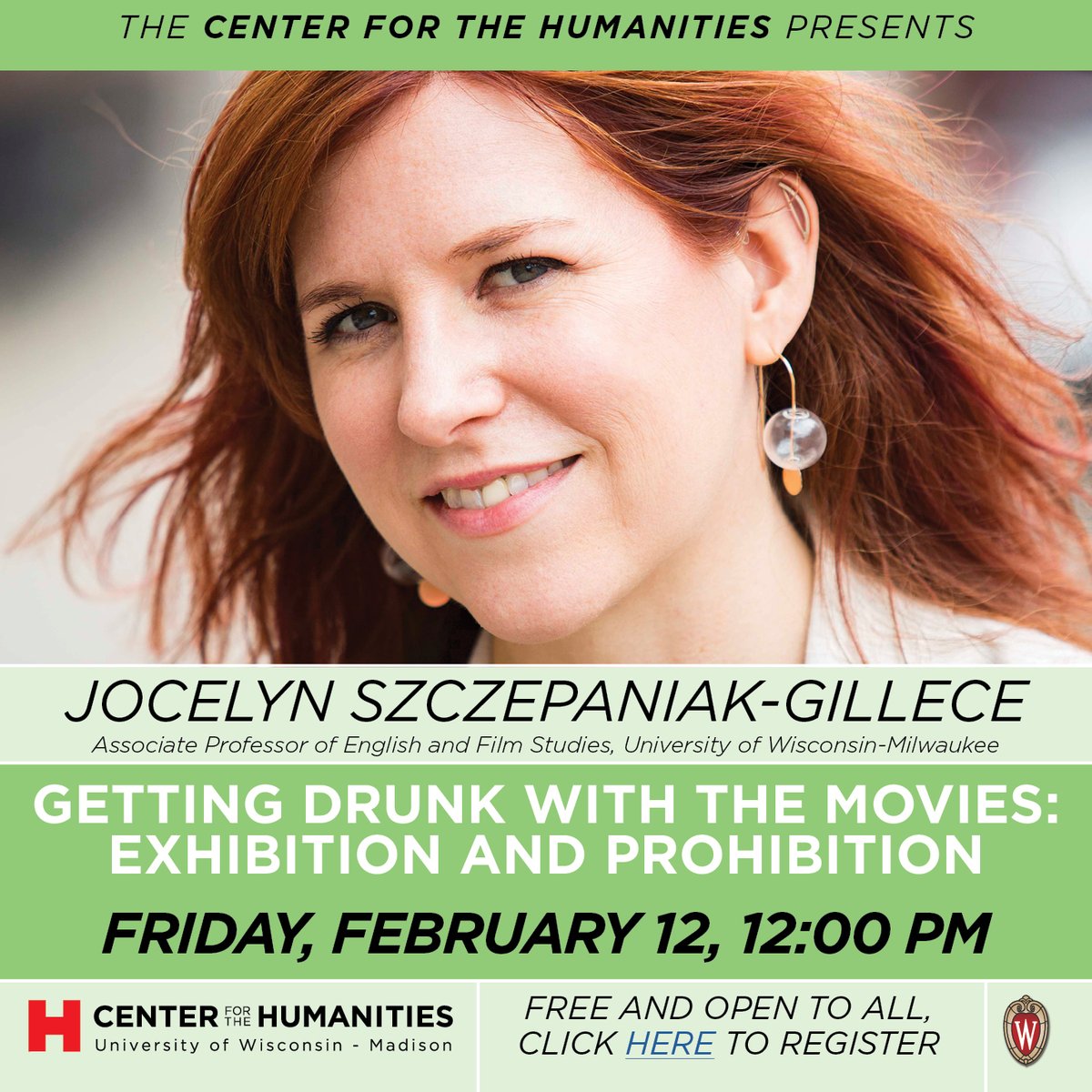 UW-Madison Arts (@uwmadisonarts) on Twitter photo What were the effects of prohibition on moviegoing? <a href="/UWM/">UW-Milwaukee</a>’s Jocelyn Szczepaniak-Gillece discusses theatrical exhibition before, during, and after prohibition tomorrow 2/12 at noon. Register in advance to receive the Zoom link: bit.ly/3qdRC0G What were the effects of prohibition on moviegoing? <a href="/UWM/">UW-Milwaukee</a>’s Jocelyn Szczepaniak-Gillece discusses theatrical exhibition before, during, and after prohibition tomorrow 2/12 at noon. Register in advance to receive the Zoom link: bit.ly/3qdRC0G