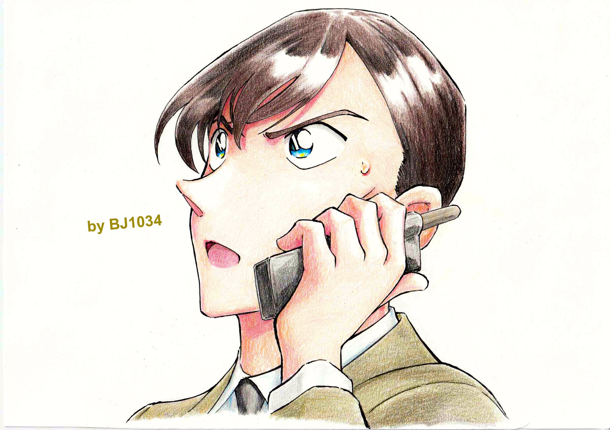 Bj1034 色鉛筆でコナンイラスト描いてます Na Twitter イヤです 名探偵コナン 色鉛筆 色鉛筆イラスト Conan Ditectiveconan 高木刑事 高木渉 警視庁 揺れる警視庁10万人の人質 T Co Sioqyen2sh Twitter