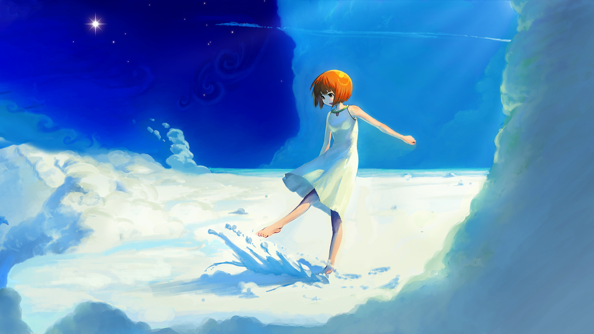 Akio 空の上 女の子 背景 雲 空 T Co 63bsqiylks Akio 空の上 女の子 背景 雲 空 T Co 63bsqiylks