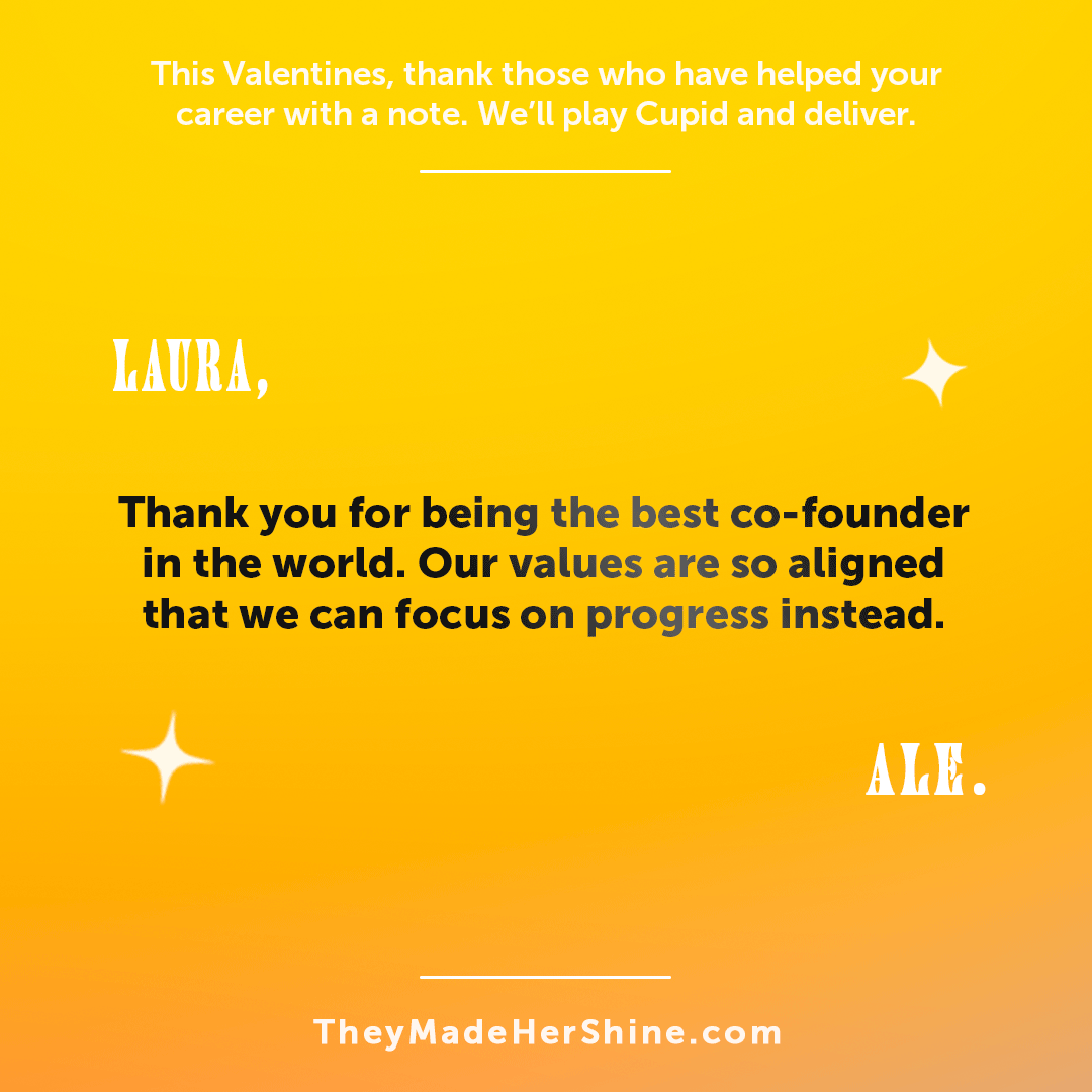 ✨Love is definitely in the air right now and we couldn’t feel more rewarded than by seeing all the wonderful messages written by you. 💛 Keep it going and head to TheyMadeHerShine.com. Keep an eye out on @TheyMadeHerShine Instagram for all the wonderful notes.