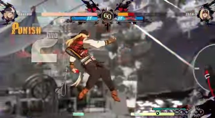 Zato-1 straight up does a JoJo's Bizarre Adventure pose in his Guilty Gear  Strive win animation