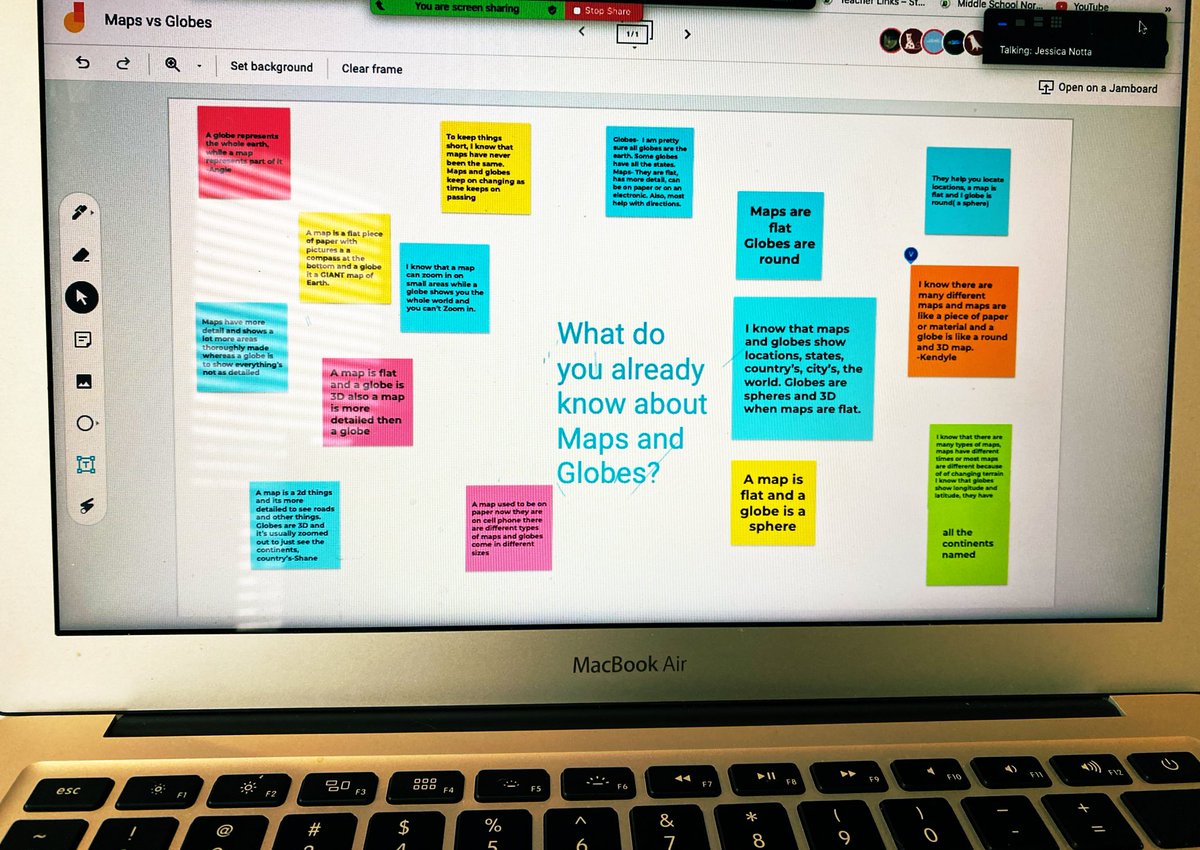 Just a little #jamboard activity to start off SS today! #collaboration #remotelearning #classdiscussions <a href="/HowellTwpMSN/">Howell MS North</a> <a href="/SocStudiesHTPS/">Mike Harvey</a>