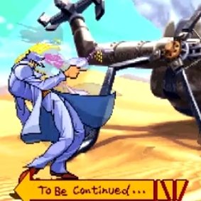 Zato-1 straight up does a JoJo's Bizarre Adventure pose in his Guilty Gear  Strive win animation