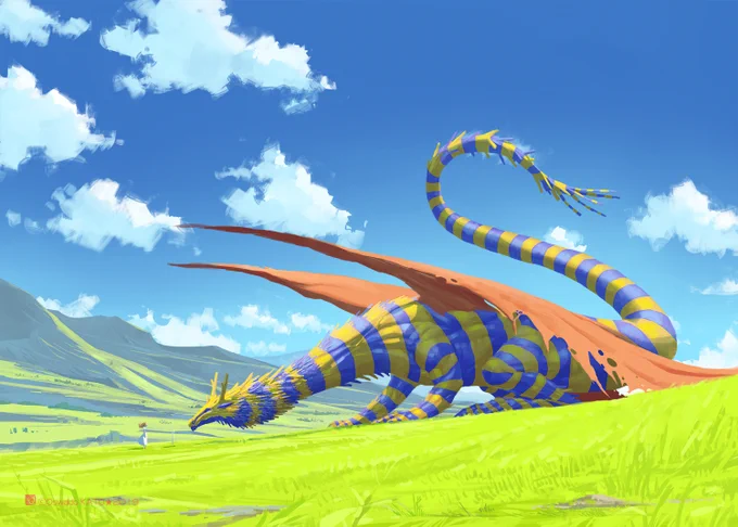 エルマーが好きなんです。
#見た人もなにか無言でドラゴンをあげる 