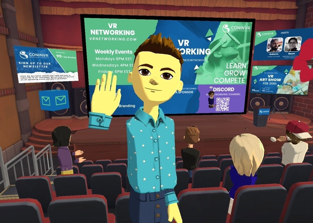 Yesterday I participated in my first VR Networking event in AltspaceVR, all the people were friendly and professional by @vrnetworking #OculusQuest2 @AltspaceVR