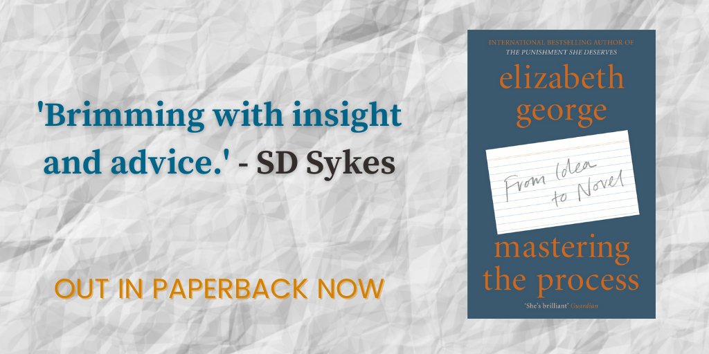 CrimeFilesBooks's tweet image. Mastering the Process by the expert in crime writing - @lynleymysteries is out in paperback today!

Get a snippet of the writing process by reading a free extract of #MasteringtheProcess where George introduces her process &amp;amp; the importance of research &amp;gt; fal.cn/3dl9K