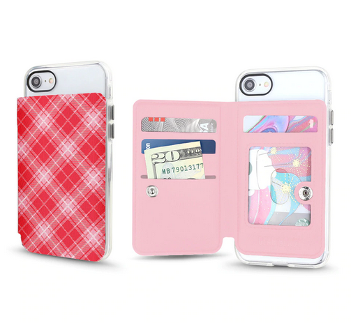 GearBeast's tweet photo. We're clearly feeling the love with our favorite pink and red phone accessories, like this Stick-On Wallet in a preppy, perky plaid print.

Shop now: https://t.co/QOEvKI9Ift https://t.co/Hm1IMKcjn8
