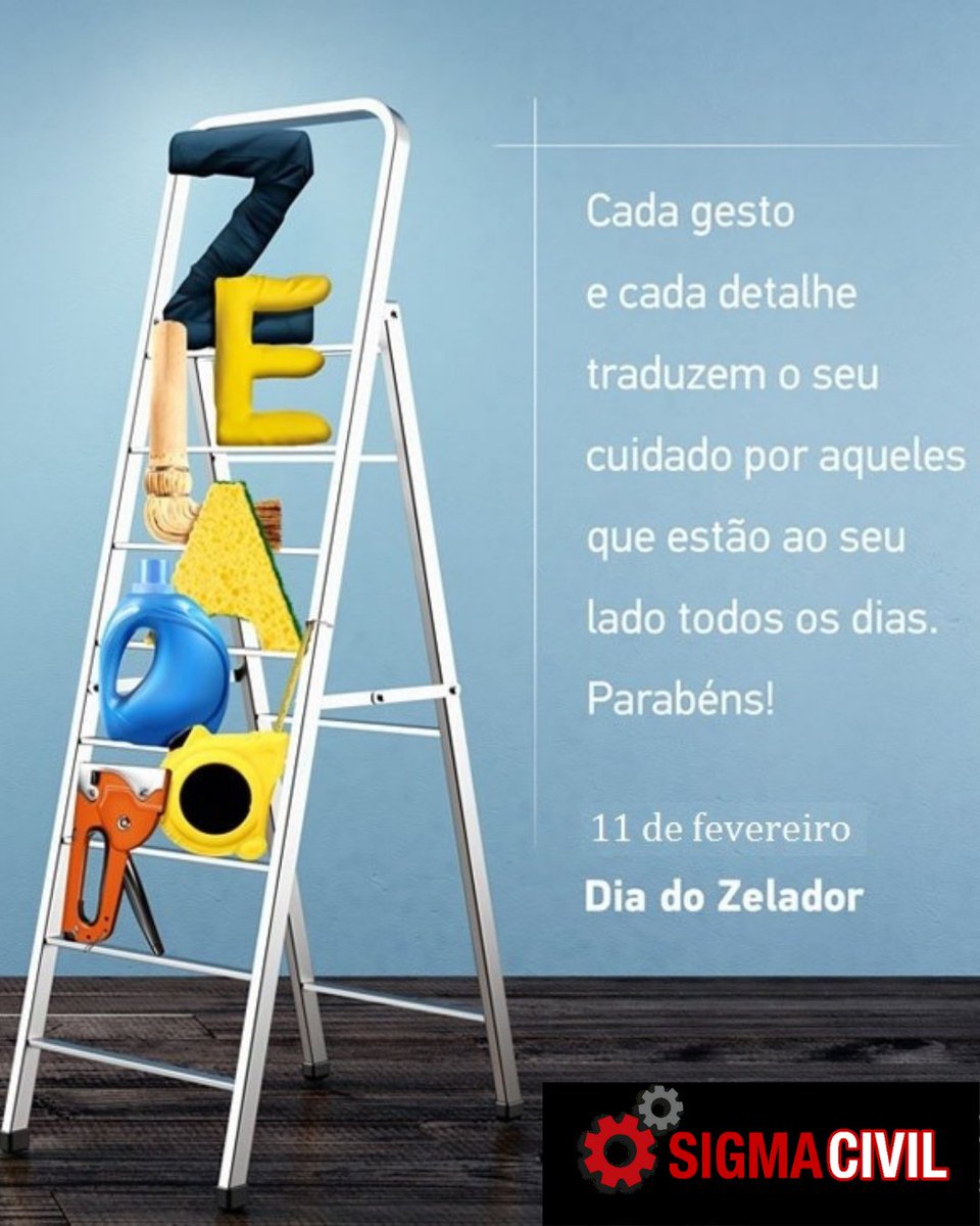 CivilSigma's tweet photo. Feliz dia do zelador! https://t.co/KC7gh6uNAI