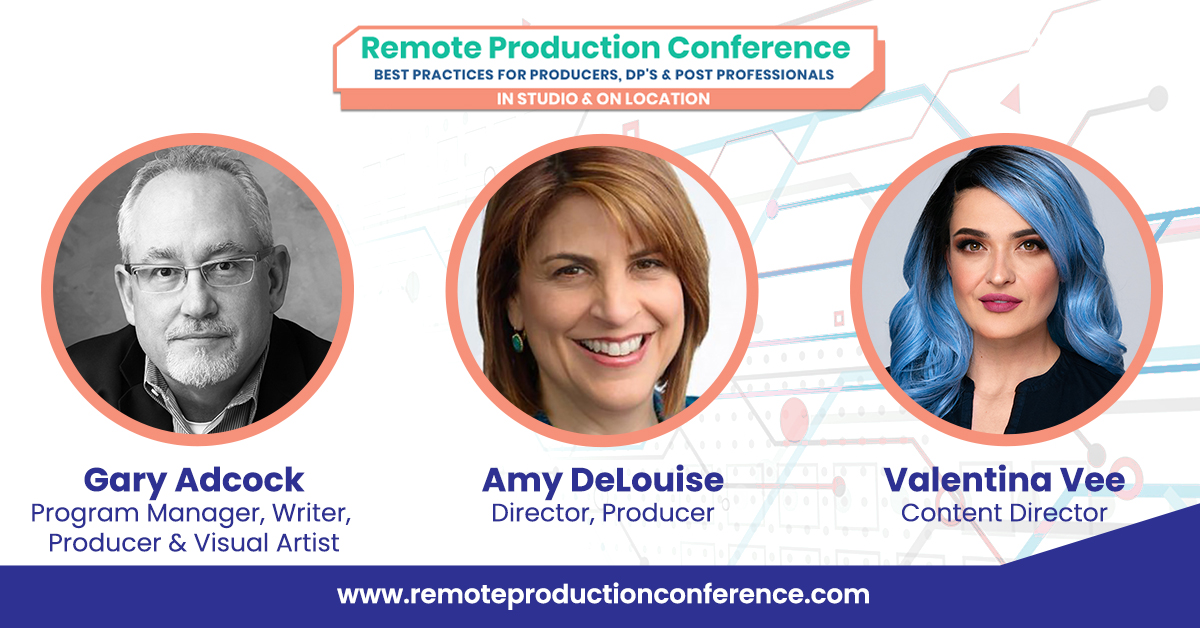 FMC_Conferences's tweet image. The #RemoteProductionConference is only a few weeks away! We have experts in the field joining us to share their insights on remote production. Meet our speakers: @valentinavee, @brandbuzz and @garyadcock Learn more about our speakers:  bit.ly/3jBkBJo