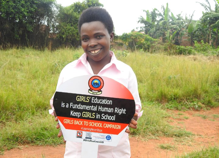 NinyeNBA's tweet photo. Girls Education is a Fundamental Human Right. We call upon parents to invest in Educating their daughters. Only then can they realize their full potential. #GirlsBack2SchoolCampaign @aasu_72 @vowforgirls @UNESCO @100MilCampaign @UNICEFUganda #GirlsFirstFund https://t.co/FZS8DKkGsp