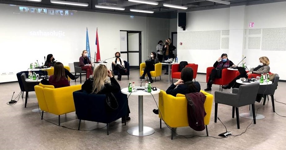 FrancoiseJ_UN's tweet image. The @UNSerbia Team joins forces with women CSOs to address shared priorities. Women in Serbia are agents of change and their participation in #CooperationFramework 2021-2025 is of utmost importance to achieve #GenderEquality and many other #SDGs. Hvala!