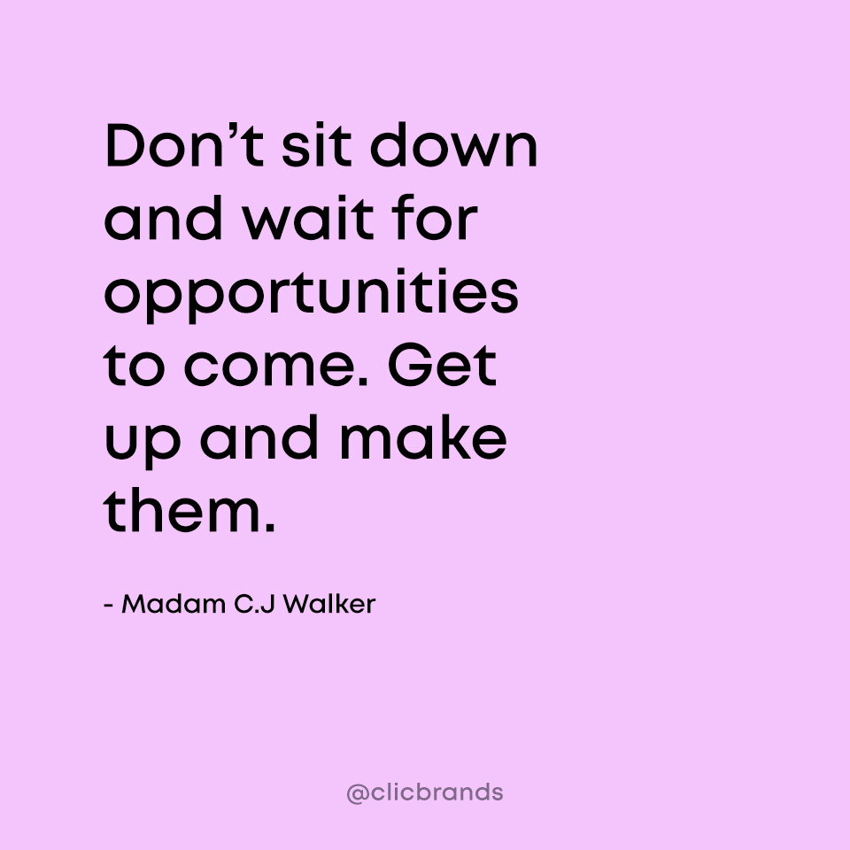 clicbrands's tweet photo. Don't wait for opportunities to come ✨ Achieve your goals by taking action!

#marketing #boutiqueagency #clicbrands https://t.co/4KsRdmMryW
