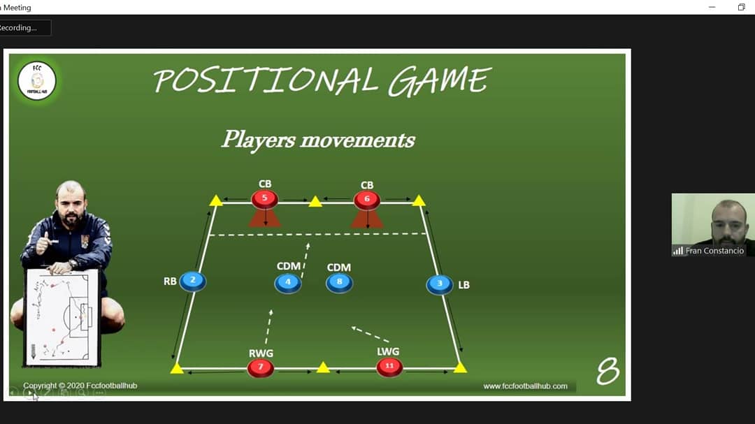 HubFcc's tweet photo. Yesterday we launched a Webinar on 𝙋𝙤𝙨𝙞𝙩𝙞𝙤𝙣𝙖𝙡 𝙂𝙖𝙢𝙚 led by @11FranCC
Here you can download a positional game we added to our Website back in November.
📲https://t.co/8Oy7o6UQQm
#development #coachesshare
#footballcoach #positionalgames #football #soccer https://t.co/BqiDiXfonO