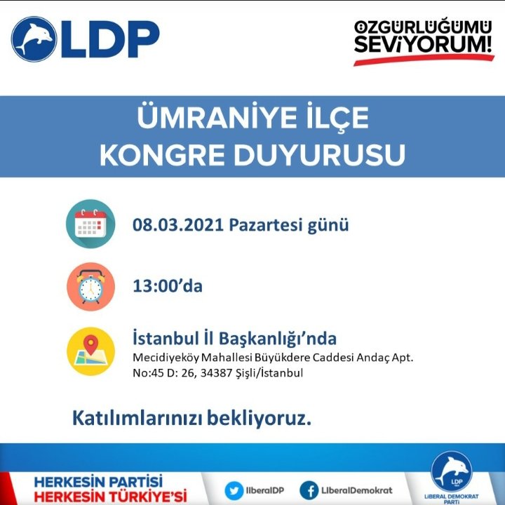 Ümraniye İlçe Kongre Duyurusu