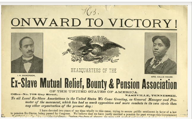kaymaya3's tweet photo. @TamaraShealey @RealMoor #WeRemember  our Ancestors. #Wearethebuilders
#ReparationsMatters #FixHR40 Callie House was a leader of the National Ex-Slave Mutual Relief, Bounty and Pension Association, one of the first organizations to campaign for reparations for slavery in the United States https://t.co/LEJ3XgbVHW