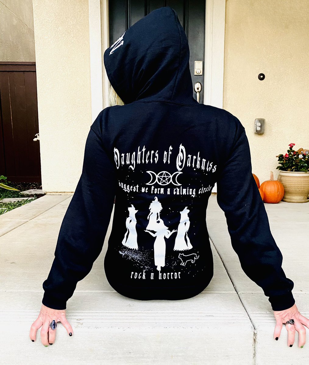 NEW 🌙 Daughters Of Darkness Hoodies! Rocknhorror.com #daughtersofdarkness #hocuspocus #occult #sandersonsisters #witchcraft #thecraft #salemma #witchyfashion #witchfashion #ootd