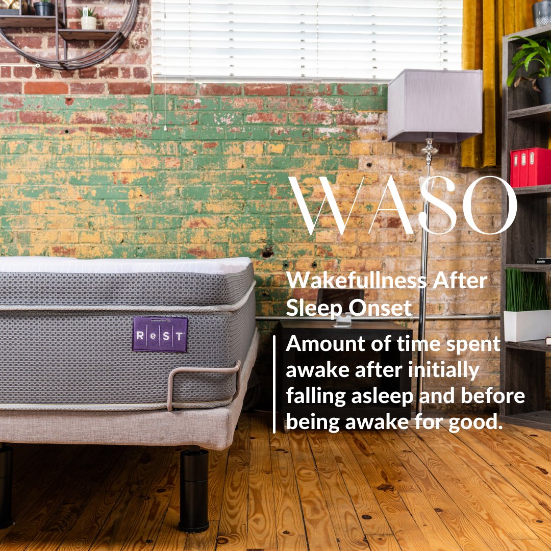 restperformance's tweet image. ReST uses AI to measure a number of different things while you sleep.

One of those things is something called WASO.