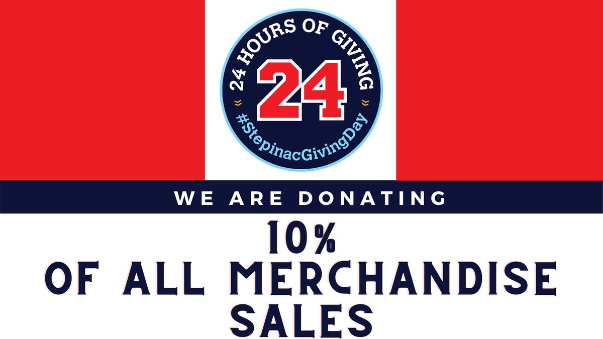 CrusaderParents's tweet photo. During Stepinac's 24 Hours of Giving, the Lady Crusaders will donate 10% of all merchandise sales from our online store! It's a win-win situation! Shop between Thursday at noon and Friday at noon by clicking here:
https://t.co/Znu8oqFxOr
#Stepinac #Crusaders #24HoursofGiving https://t.co/1mteQ0D4gt
