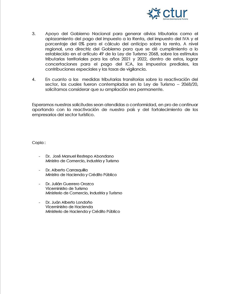 CTUR COLOMBIA tweet media