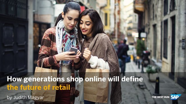 LeemanGeert's tweet photo. The rise of the Millennials, dominating today's online spending! As online shopping behavior varies by generation, and retailers must key into those differences to succeed in the future of fashion. Read the @SAPNews: https://t.co/bxttPdH5O5 https://t.co/6SfANCH7Xk