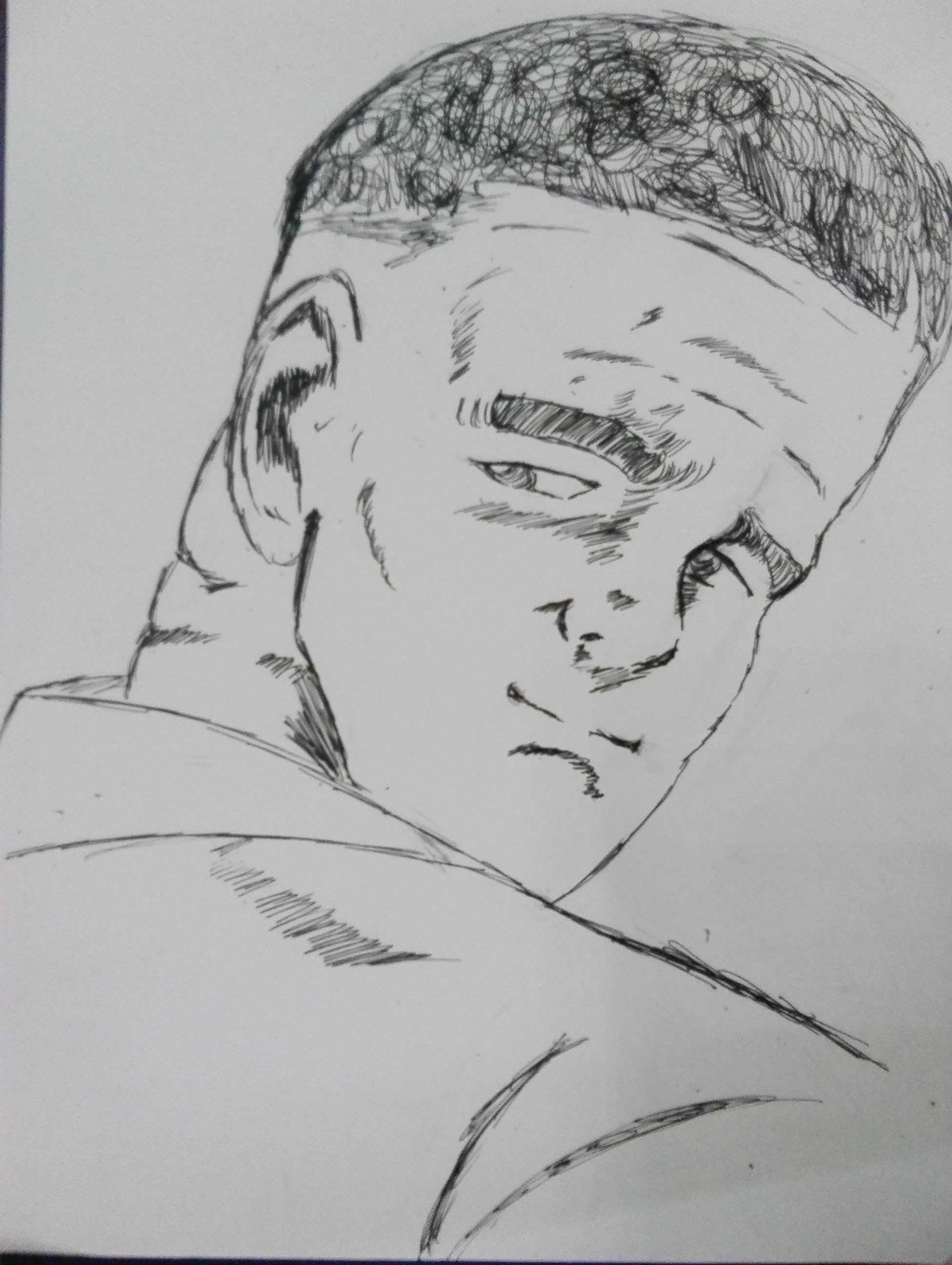 風来の真央 練習としてろくでなしブルースの浜田を描いてみました 彼は退学になってしまったが 鬼塚戦や卒業式で太尊を助けに入るのがよかった 後苦手意識持っていた井岡が彼と輪島の再会と成長を喜ぶところも好き T Co Tldntc5dkz Twitter