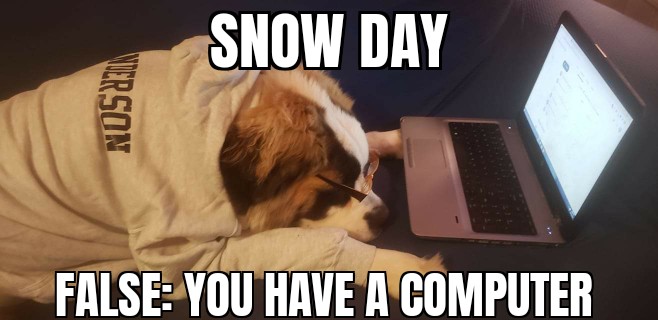 teachanderson33's tweet image. #snowday #virtuallearning