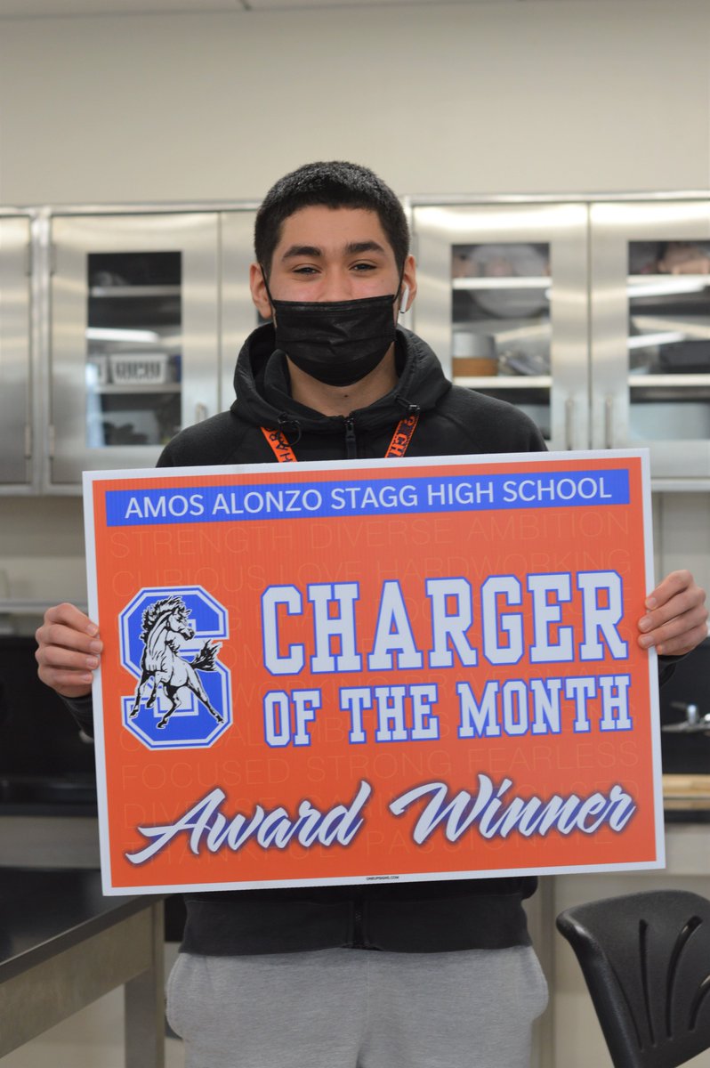 Congrats to Charger of the Month David O who was recognized by his teacher @TheRealMrRando for his Random Act of Kindness by making the day of a classmate with his kind words! What an awesome young man! And thank you to Mr. Randulich for the nomination! #ChargerPride