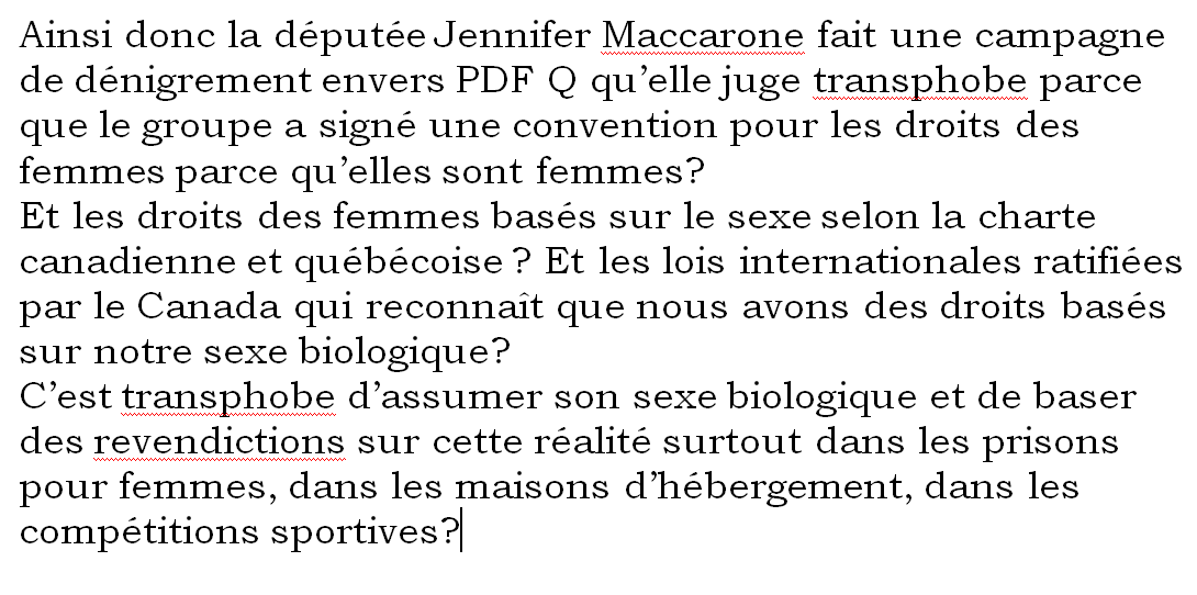 JoStAmour's tweet photo. Mme @DomAnglade, vs désirez renouer avec les https://t.co/288HS7e8AK mais vs laissez une de vos députées qualifier un groupe qui se bat pour les DROITS des femmes de TRANSPHOBE? C'est une campagne de dénigrement indigne envers les femmes! @JMaccarone @LiberalQuebec #pdfq https://t.co/6kSl7409wP