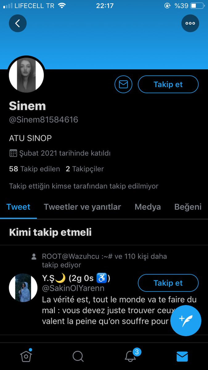 Arkadaşlar beni tehdit ediyor elinizden geldiği kadar yayabilir misiniz bu gün bana yarın size lütfen sessiz kalmayalım 🙏 <a href="/EmniyetGM/">Türk Polis Teşkilatı</a>  <a href="/solcugazete/">Solcu Gazete</a> <a href="/SiberayEGM/">Siberay</a>