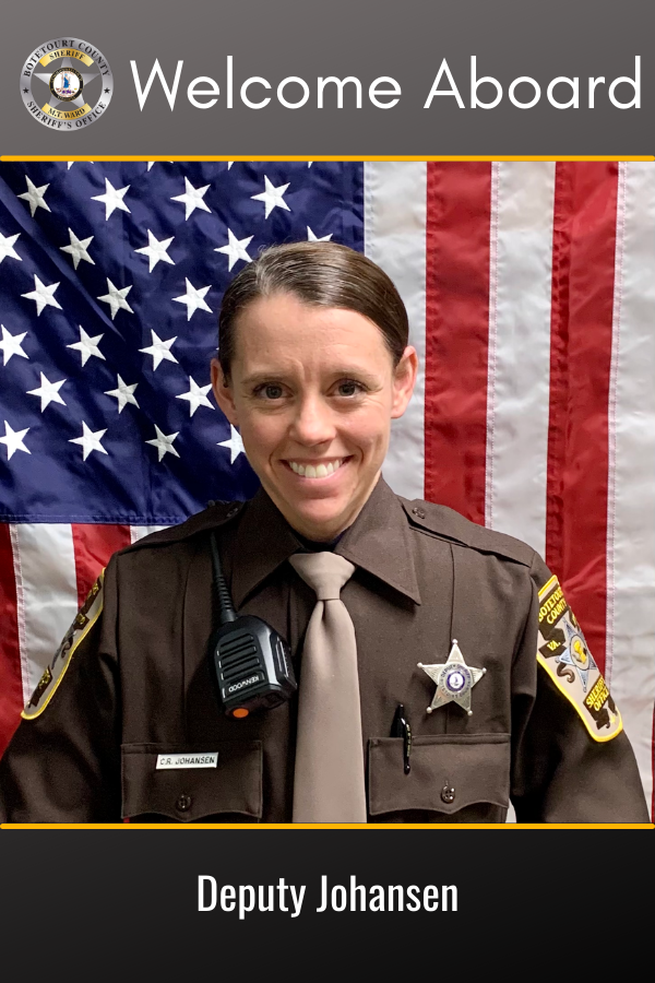 We would like to welcome Deputy Johansen to the Botetourt County Sheriff's Office. Deputy Johansen was raised in the Daleville community and a graduate of JMU.
She will be assigned to Bravo Platoon within the Patrol Division.

#BCSOServiceHonorCommitment