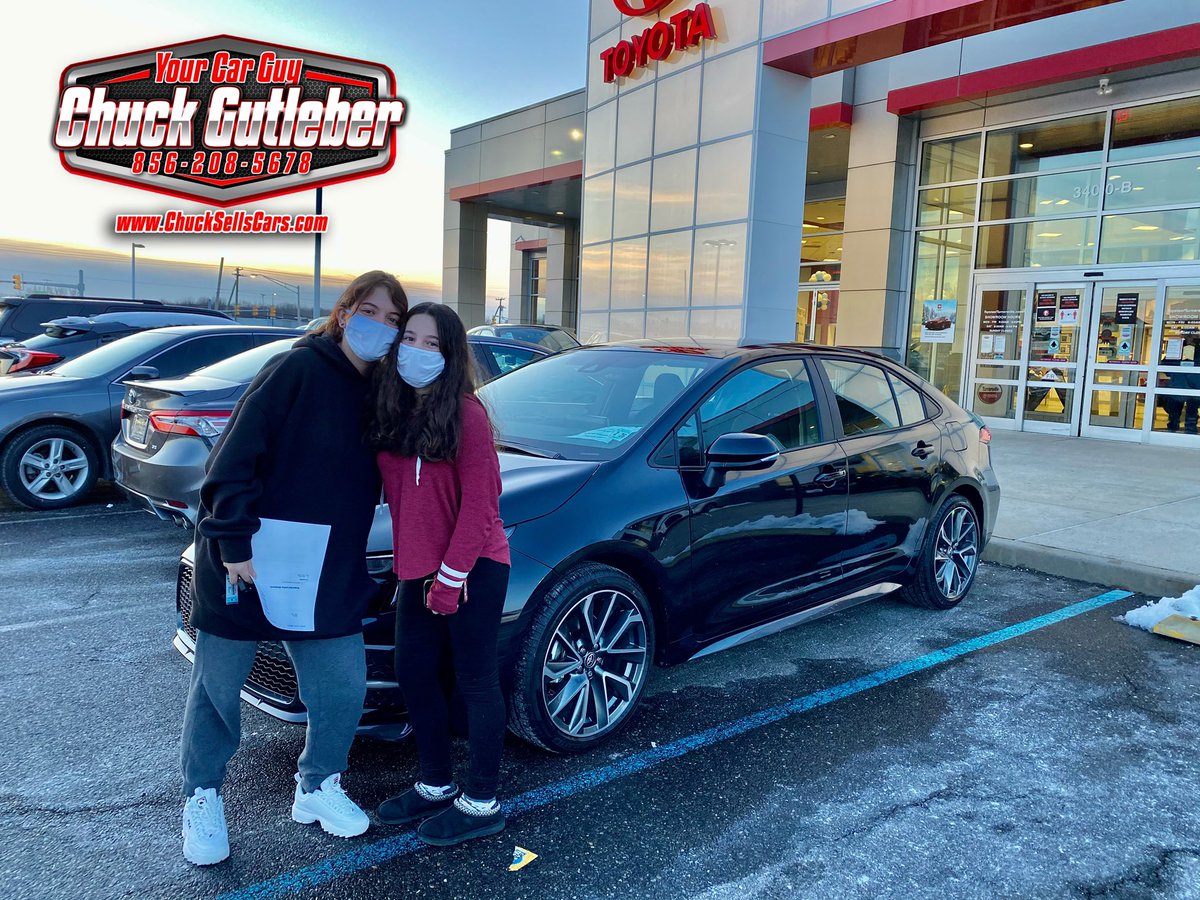ChuckGutleber's tweet photo. Super excited to be able to help Alexa Crowley purchase this 2021 Toyota Corolla Sport Edition🔥... Great working with you Alexa, enjoy the ride!🚘

👉 https://t.co/jMK7BDWXMw 
#Chucksellscars 
Chuck Gutleber
856-208-5678 https://t.co/GnyB7V3CCv