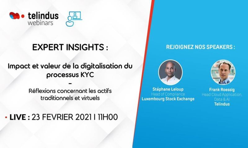 Luxembourg House of Financial Technology (@the_lhoft) on Twitter photo 📌 Impact and value of digitizing the #KYC process
Join Stephane Leloup, Head of Compliance at @LuxembourgSE, and <a href="/FrankRoessig/">Frank ROESSIG</a>, Head Cloud Applications, Data & AI at @Telindustelecom on the 23rd of February at 11:00 (CET)!
👉 telindus.lu/fr/events/expe…
#Regtech #Fintech 📌 Impact and value of digitizing the #KYC process
Join Stephane Leloup, Head of Compliance at @LuxembourgSE, and <a href="/FrankRoessig/">Frank ROESSIG</a>, Head Cloud Applications, Data & AI at @Telindustelecom on the 23rd of February at 11:00 (CET)!
👉 telindus.lu/fr/events/expe…
#Regtech #Fintech