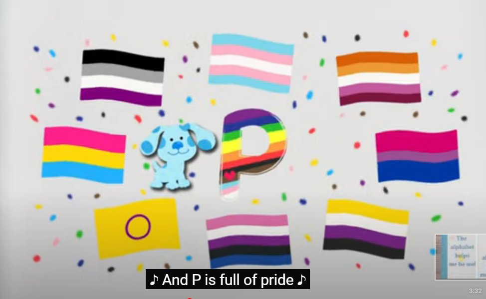 BLUE'S CLUES SAID LGBTQ+ RIGHTS FOR REAL Y'ALL