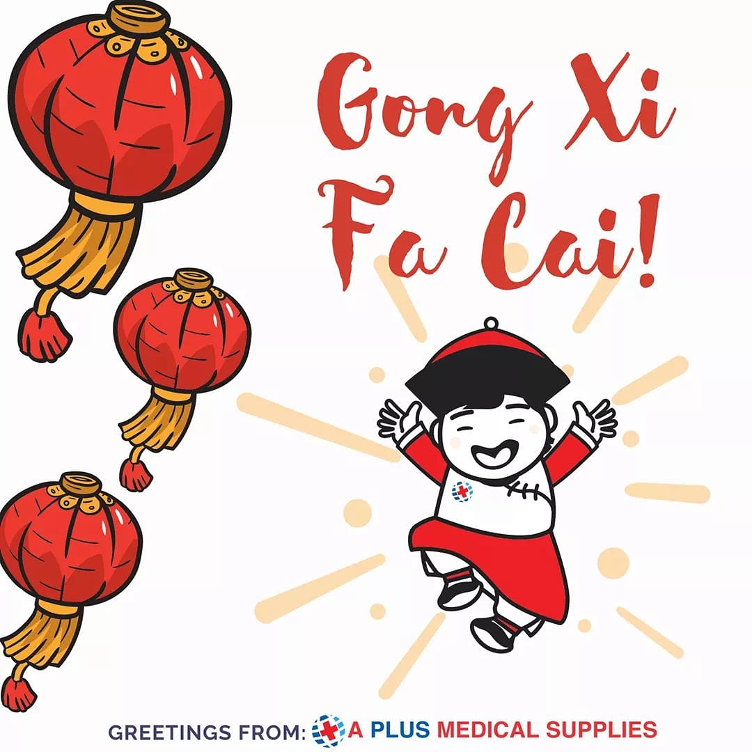 APlusMed2020's tweet photo. Gong Xi Fa Cai! 恭喜发财! 🥳🎉

As the new sun rises in a brand new year, may it bring us all good luck, prosperity, joy and contentment. Happy Chinese New Year! ✨

Together, let us discover new roads to success as we step into another great year! 🥰✨

-A Plus Medical Supplies https://t.co/sREFjZTzFS