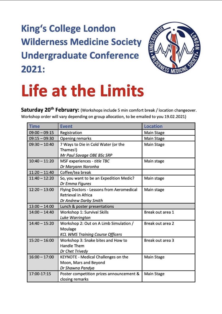 KCL Wilderness Medicine Society tweet media