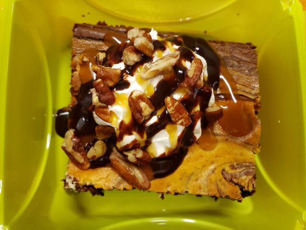 HCrossingHC's tweet photo. Thank you to our Culinary Team for the Turtle Cheesecake Brownies to help us Celebrate National Cheesecake Brownie Day! https://t.co/qR4GR4JKyh