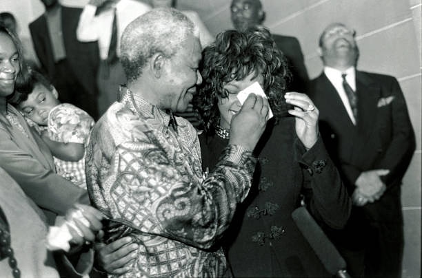 Madiba and Whitney in 1994.