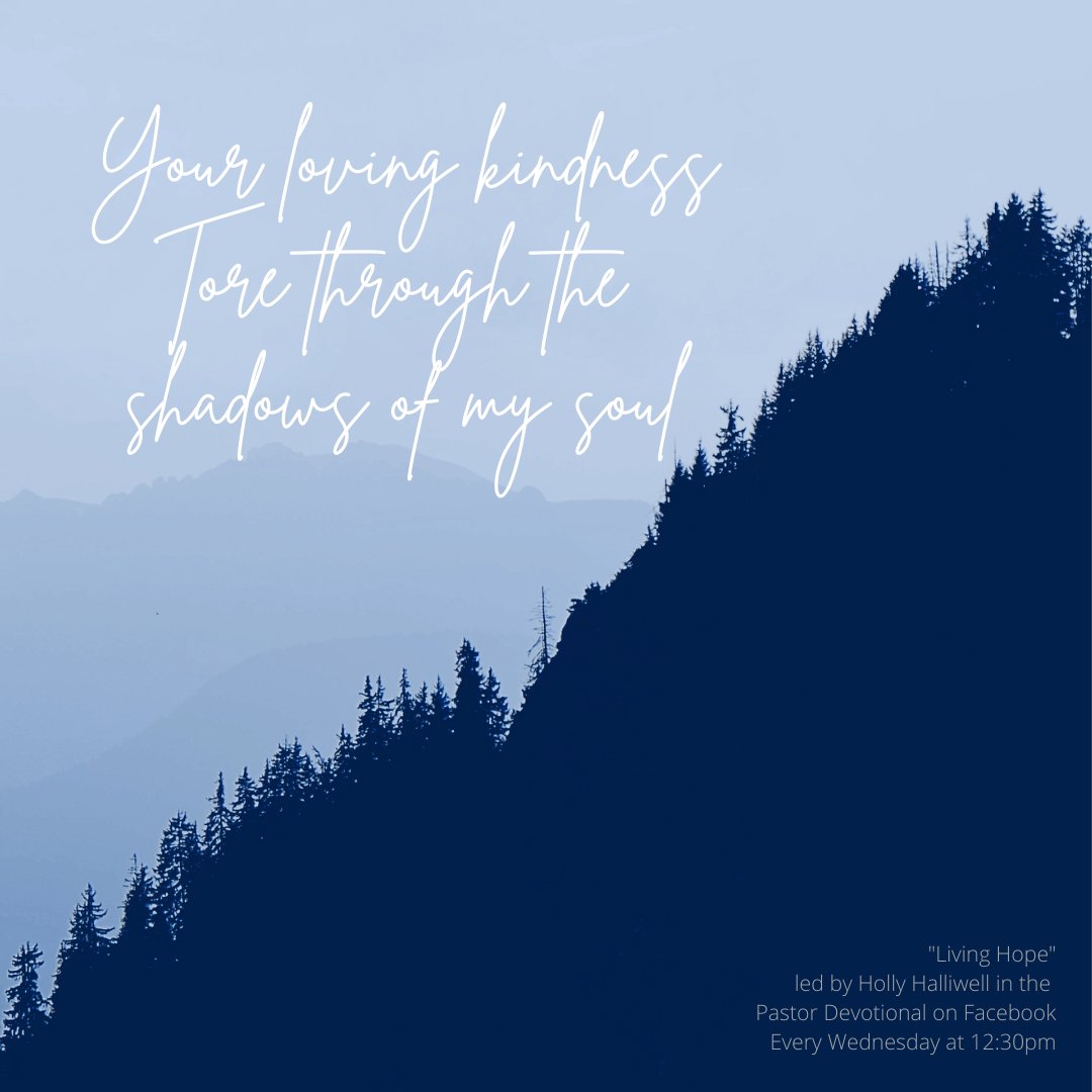 Did you catch our Wednesday devotional with Holly yesterday? This is one of our favorite lyrics from her live worship! What are some lyrics that are speaking to you in this season?