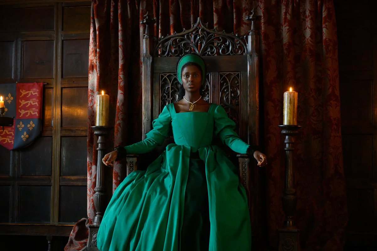 Jodie Turner-Smith as Queen Anne Boleyn! Words cannot express how excited I am to watch this interpretation 🖤🖤🖤