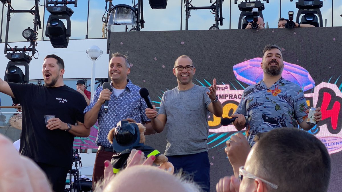 Last year today, I was sailing on #JokersCruise number 4 with <a href="/BQQuinn/">Brian Quinn</a> <a href="/jamessmurray/">Murr</a> <a href="/Joe_Gatto/">Joe Gatto</a> and <a href="/SalVulcano/">Sal Vulcano</a>. Omg I miss it!!! I really REALLY hope they’re considering an #IJCruise 5!!! #Ant4Life