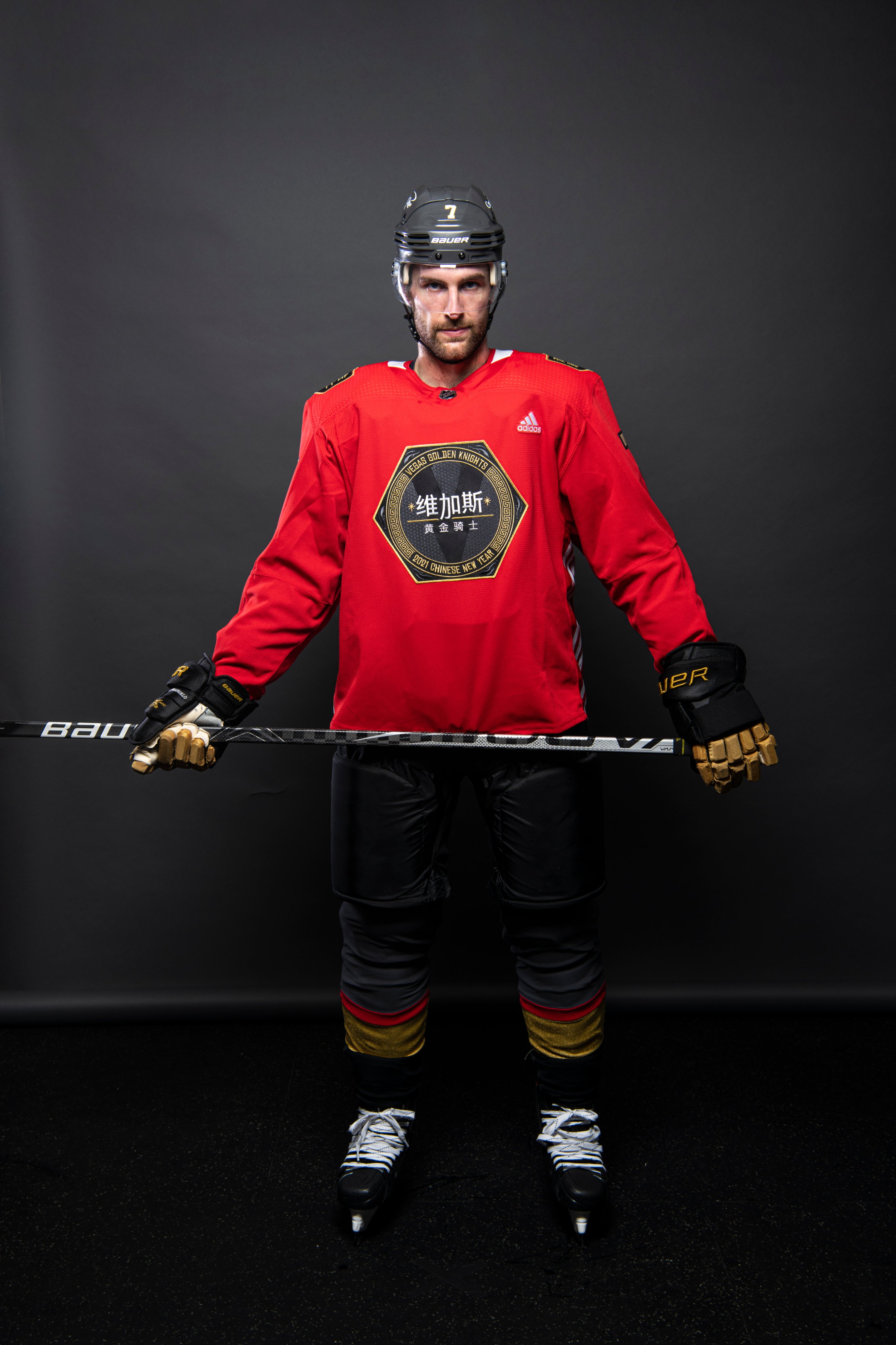 The Golden Knights are wearing these incredible warm-up jerseys