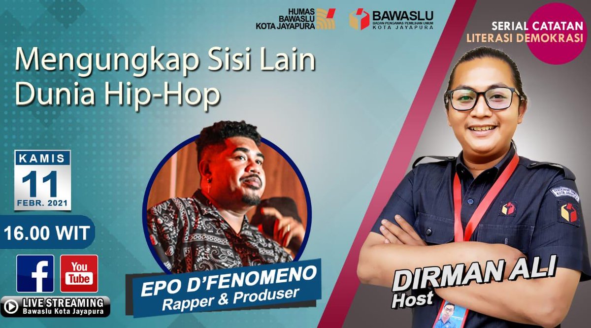 d_fenomeno's tweet photo. Sikap Rapper Kota Jayapura untuk Demokrasi sekitar https://t.co/yBsAOxafbg https://t.co/5wKhFulHcT
