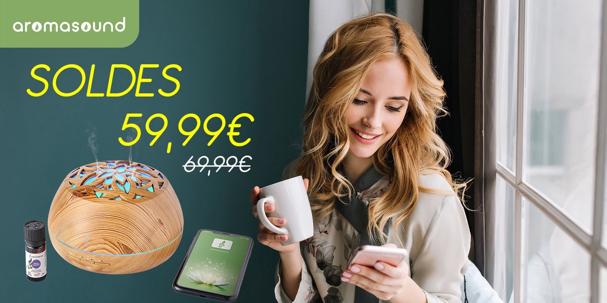 BigbenFrance's tweet image. La fin des #soldes approchent! Il est encore temps de vous créer votre cocon avec les #diffuseurs Aromasound. aromasound.eu. Ils sont tous en promo jusqu'au 16/02! 
Purifiez et parfumez votre intérieur 🏡 , détendez vous ☺️ ... Adoptez un nouveau rituel. #aromatherapie